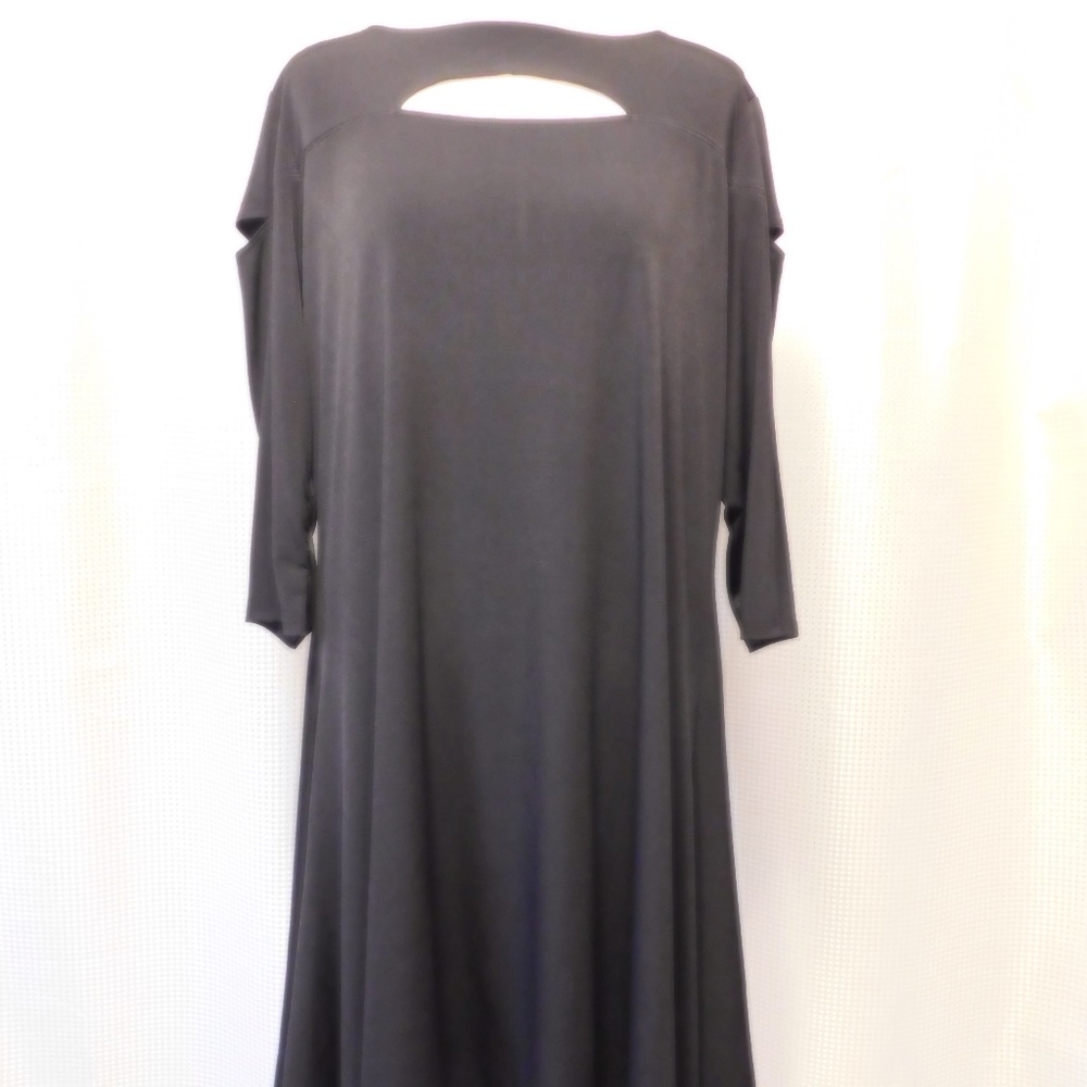 Ny Collection Cutout-Detail Handkerchief Hem Dress